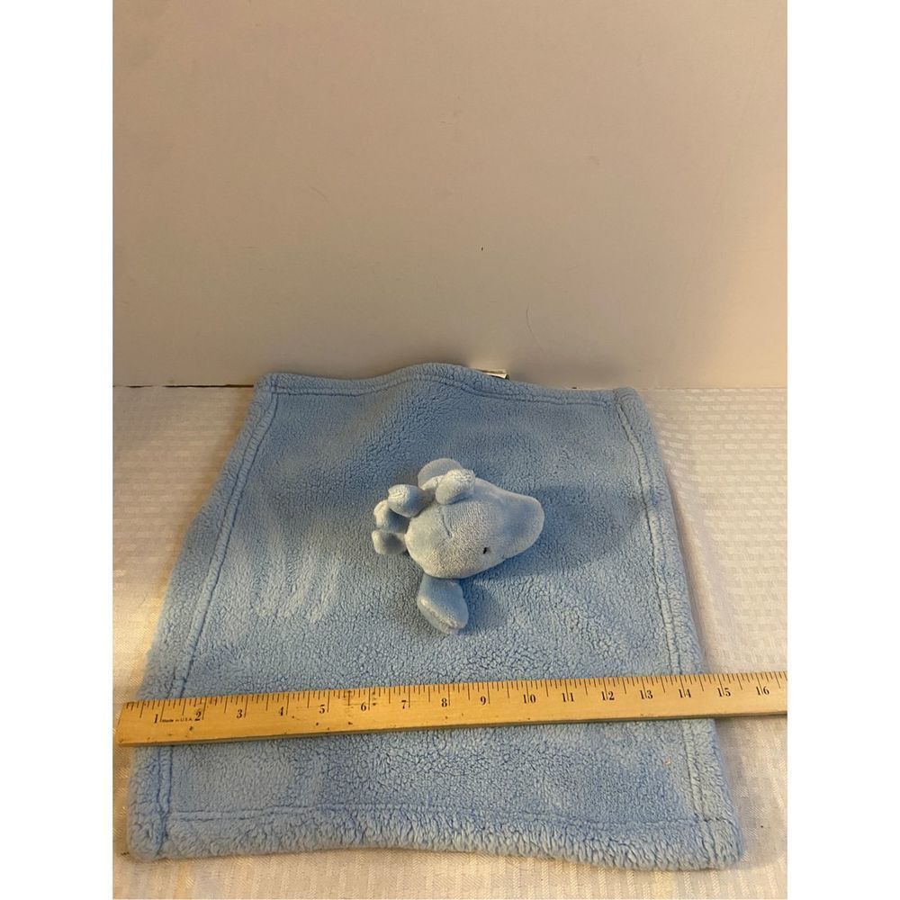 Dinosaur‎ blue blankie lovey 15x15”